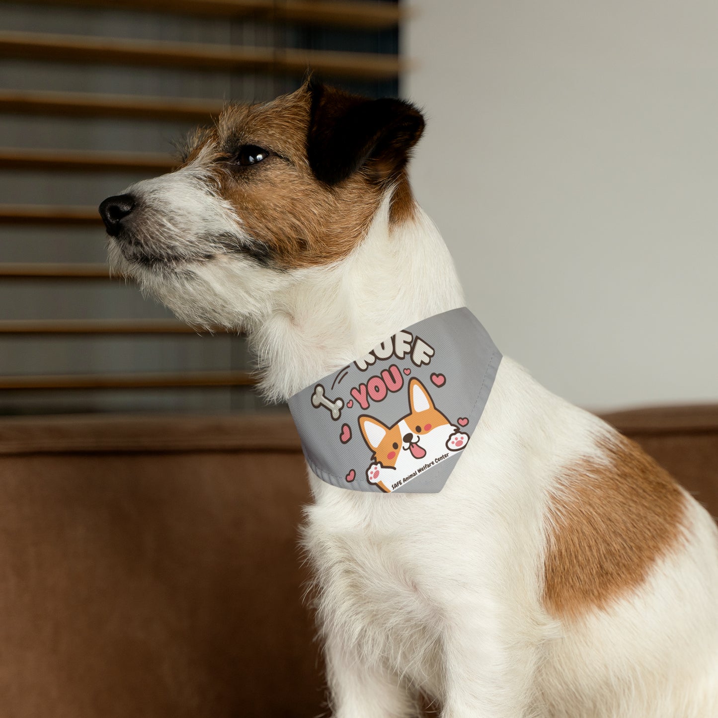 We Ruff You, Pet Bandana Collar