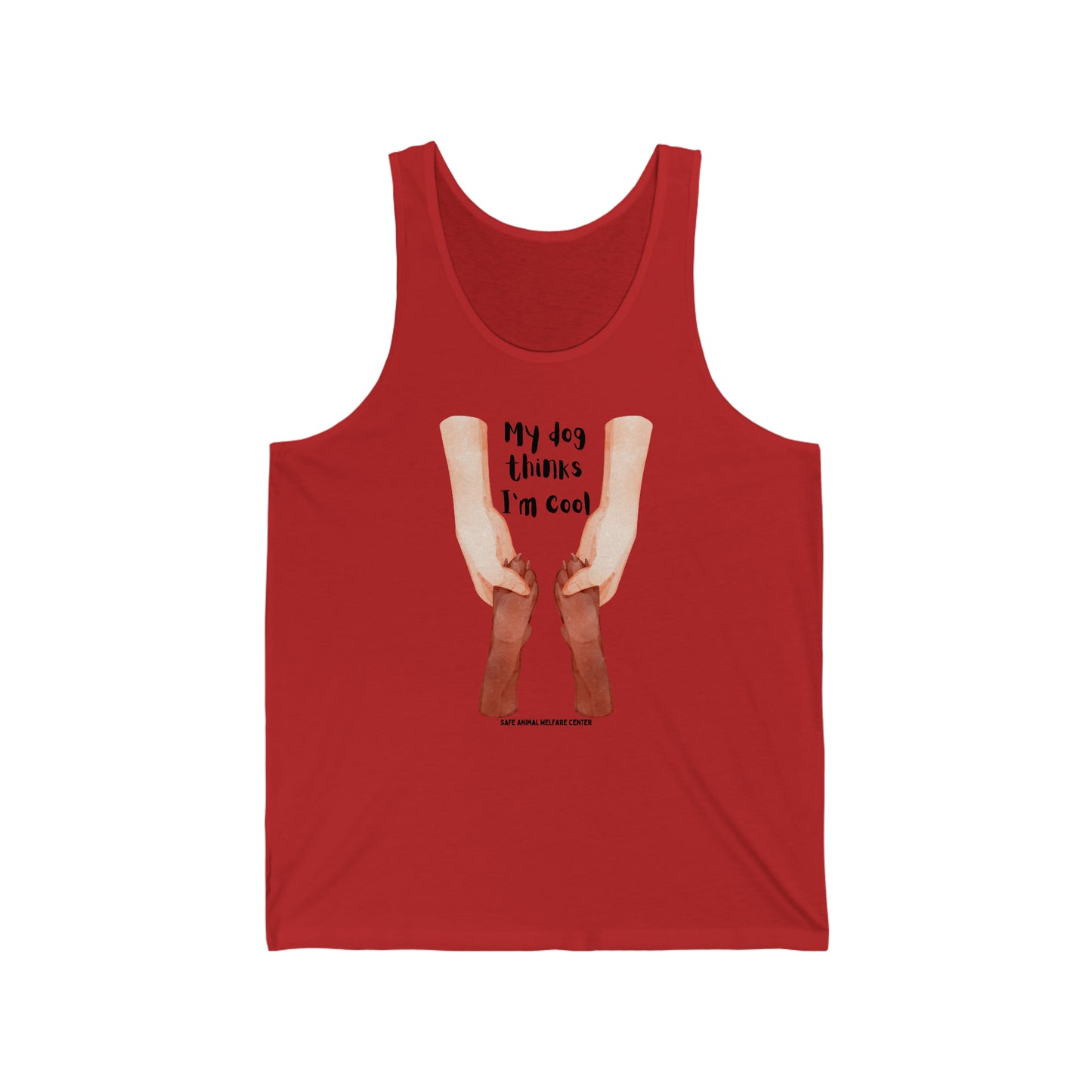 My Dog Said I'm Cool  Unisex Jersey Tank