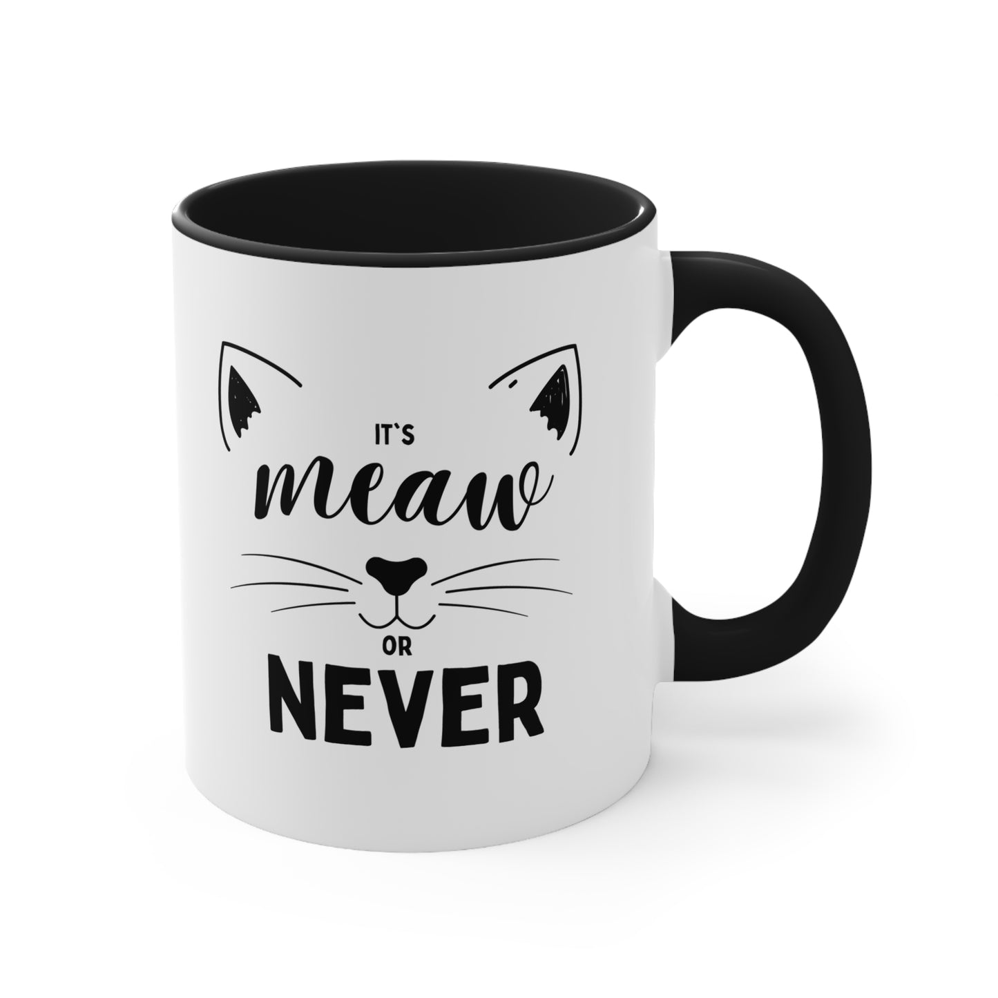 Meow or Never Mug, 11oz