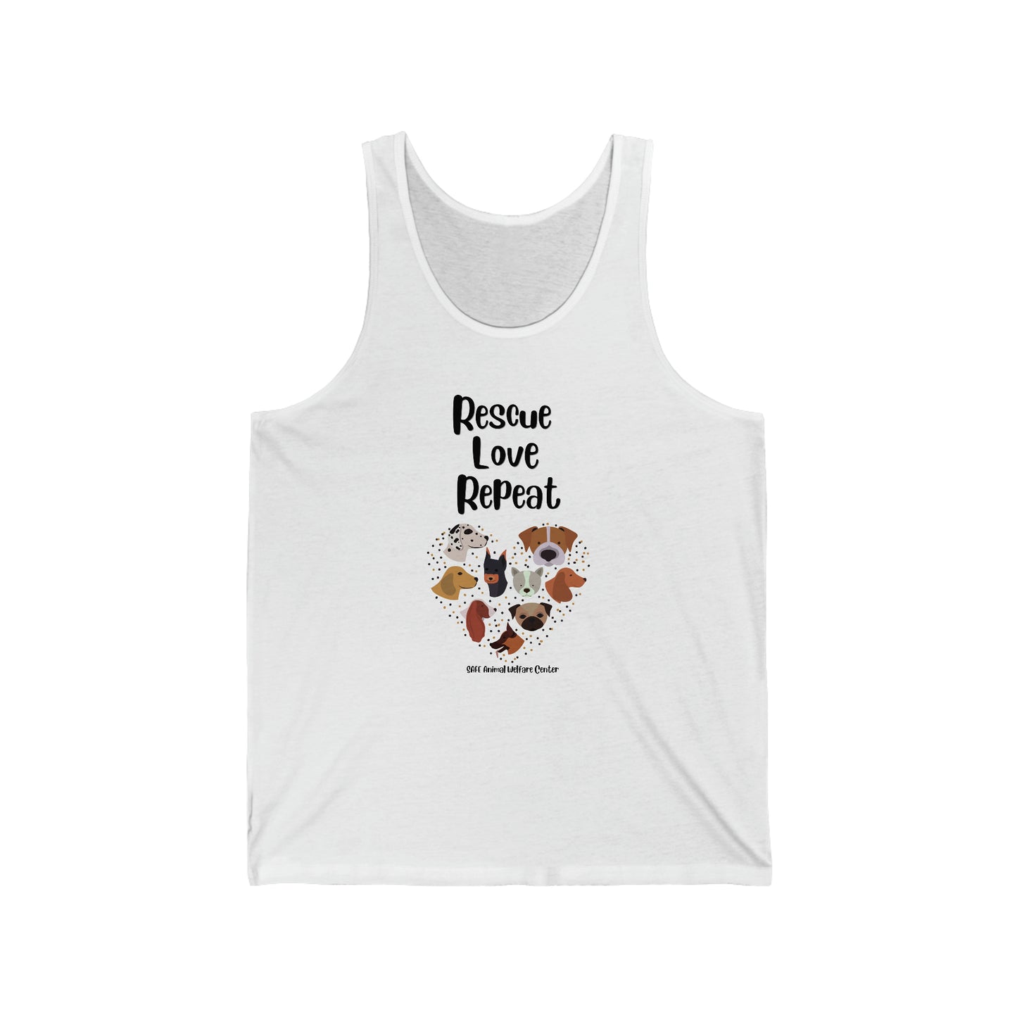 Loving Rescue Repeat Unisex Jersey Tank