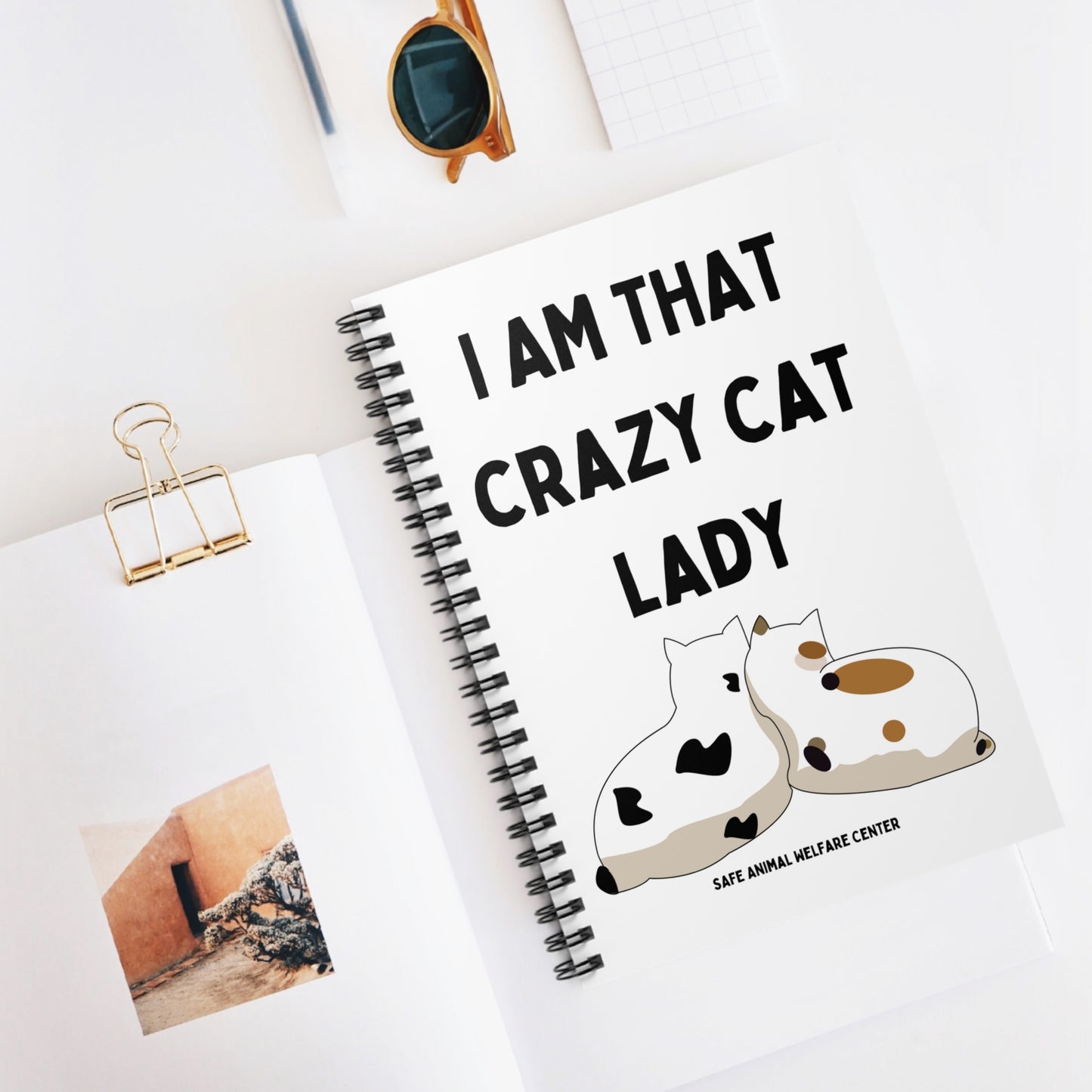 Are you a Crazy Cat Lady?, Spiral Notebook