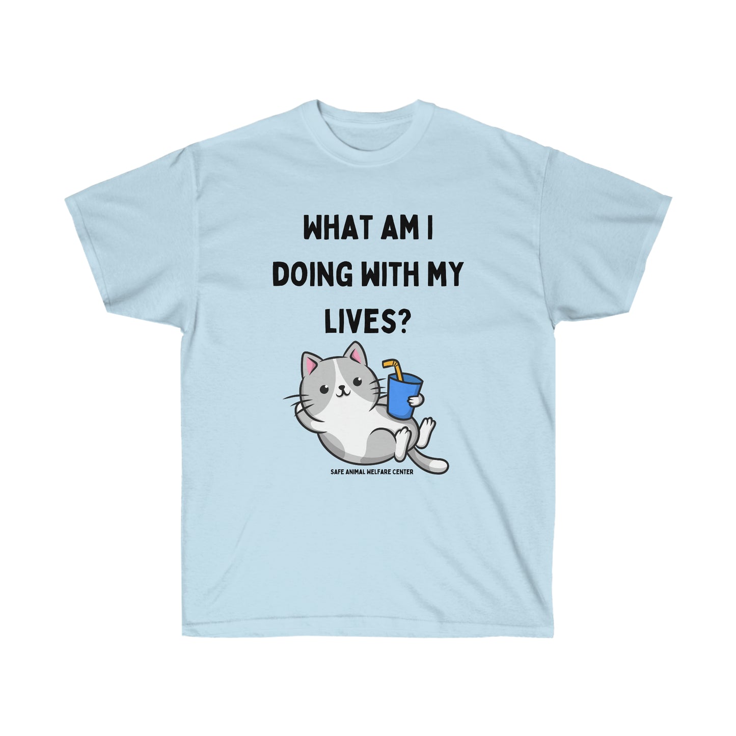 What am i doing with my lives? Unisex Ultra Cotton Tee