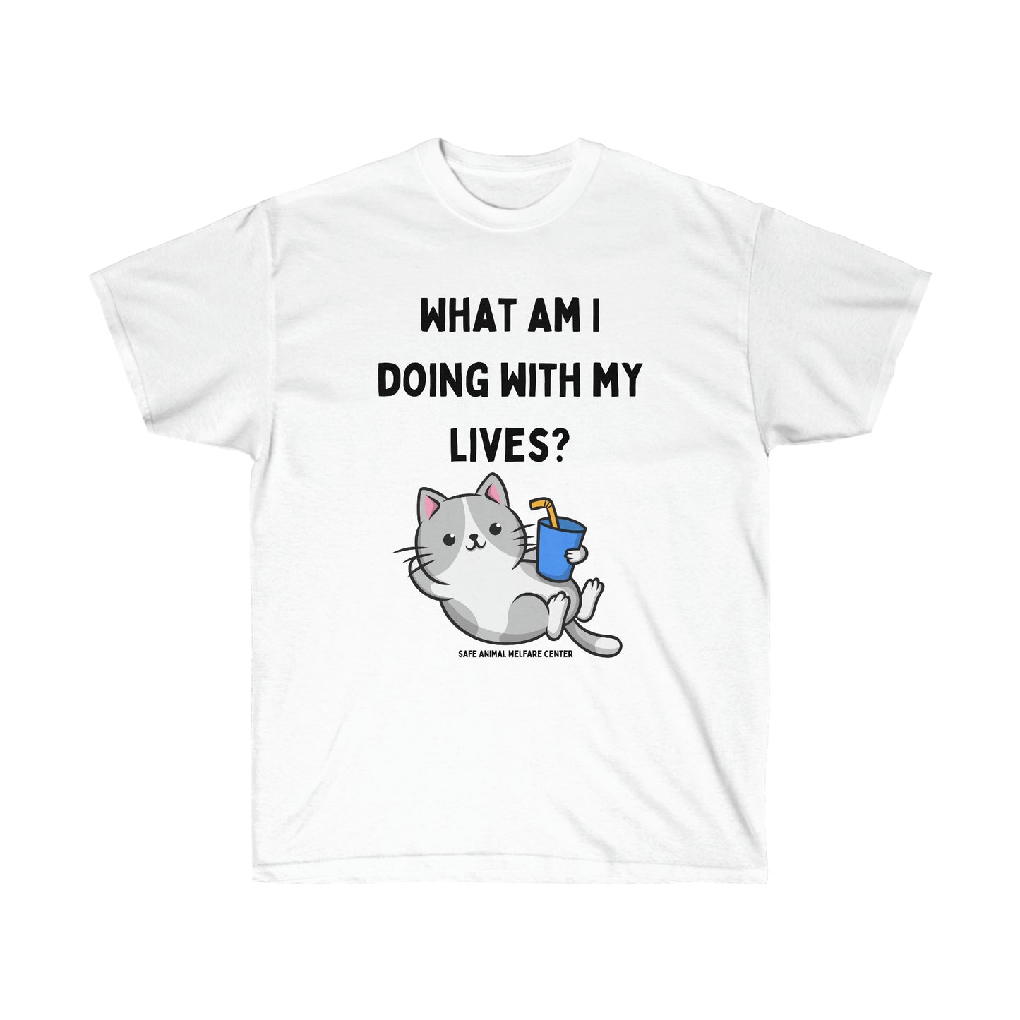 What am i doing with my lives? Unisex Ultra Cotton Tee