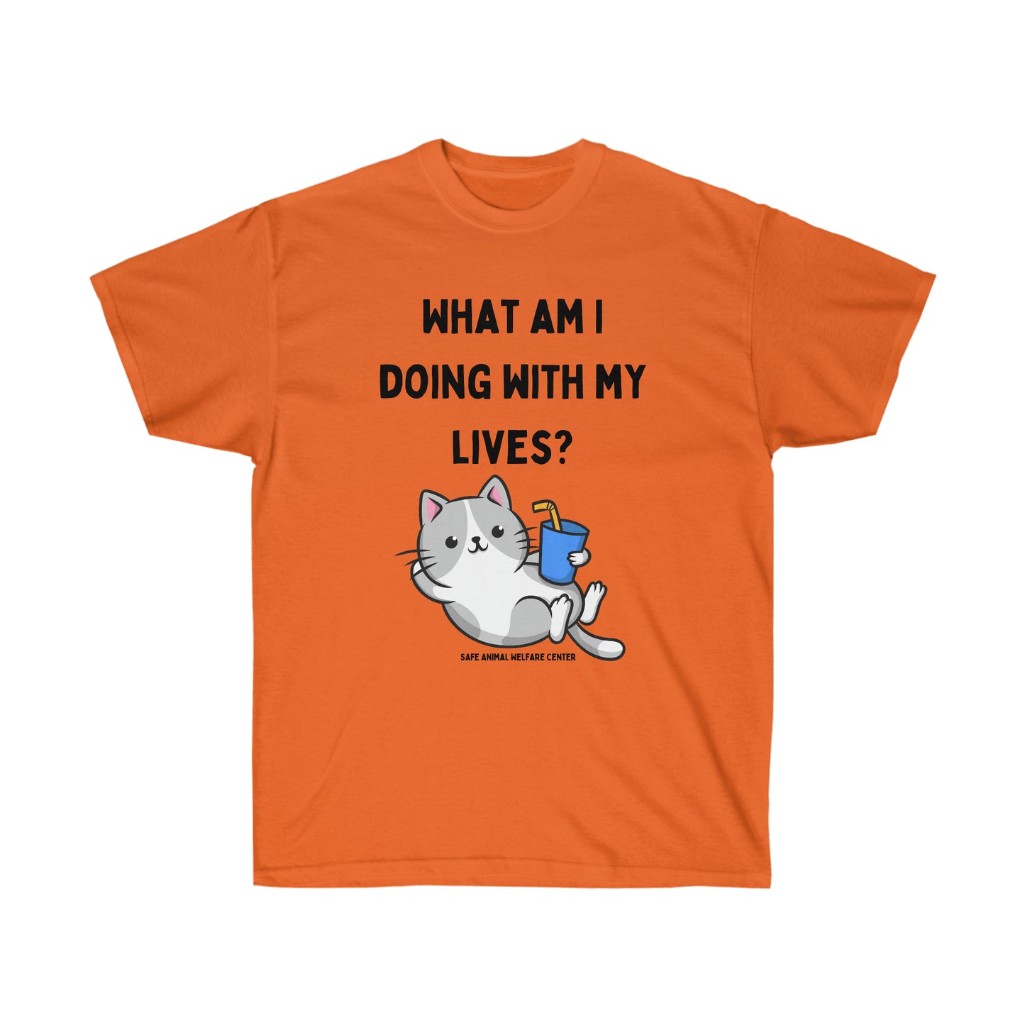 What am i doing with my lives? Unisex Ultra Cotton Tee