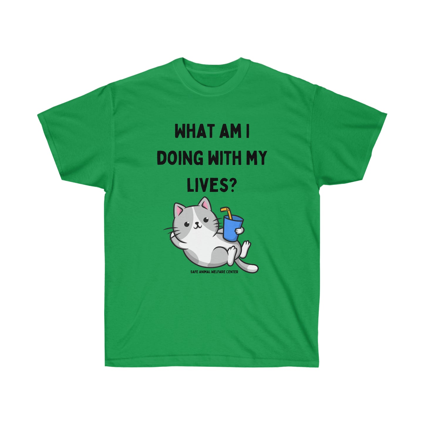 What am i doing with my lives? Unisex Ultra Cotton Tee