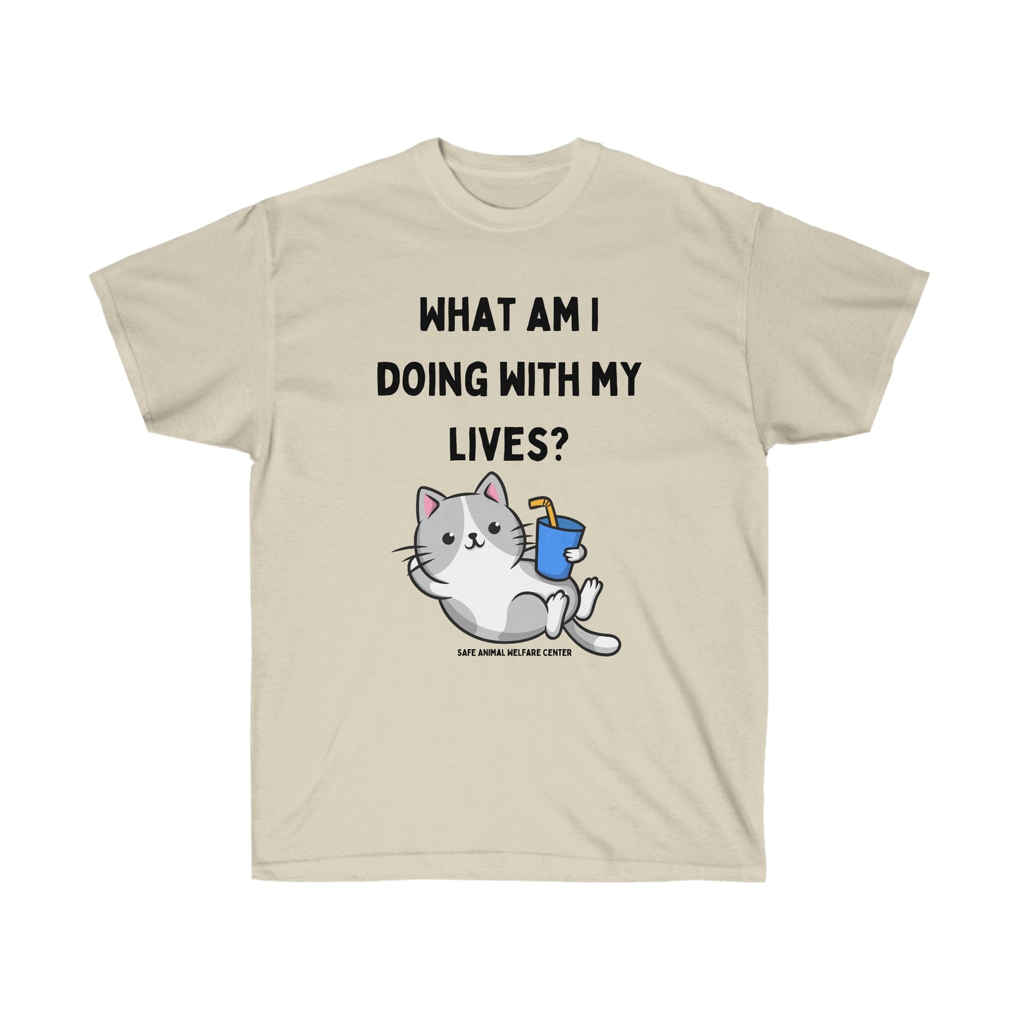 What am i doing with my lives? Unisex Ultra Cotton Tee