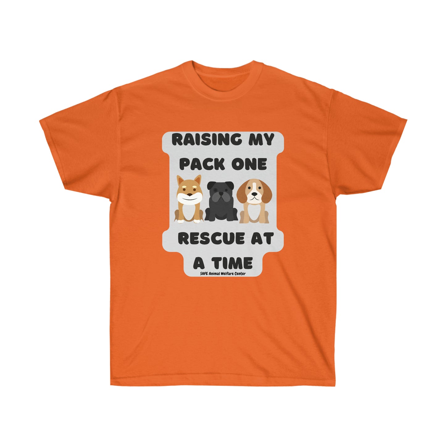 raising my pack of rescues Unisex Ultra Cotton Tee