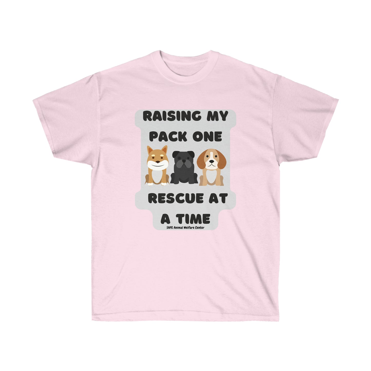 raising my pack of rescues Unisex Ultra Cotton Tee