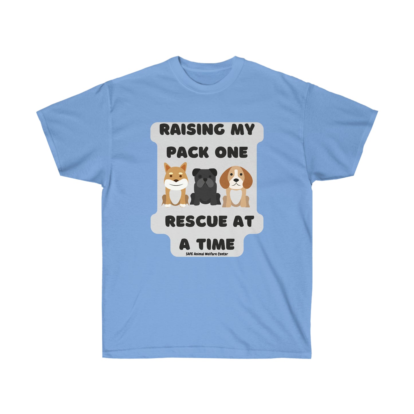 raising my pack of rescues Unisex Ultra Cotton Tee