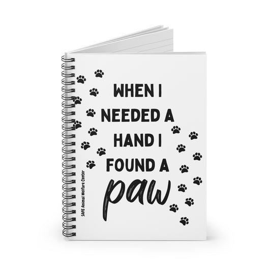Do You Need A Paw, Spiral Notebook