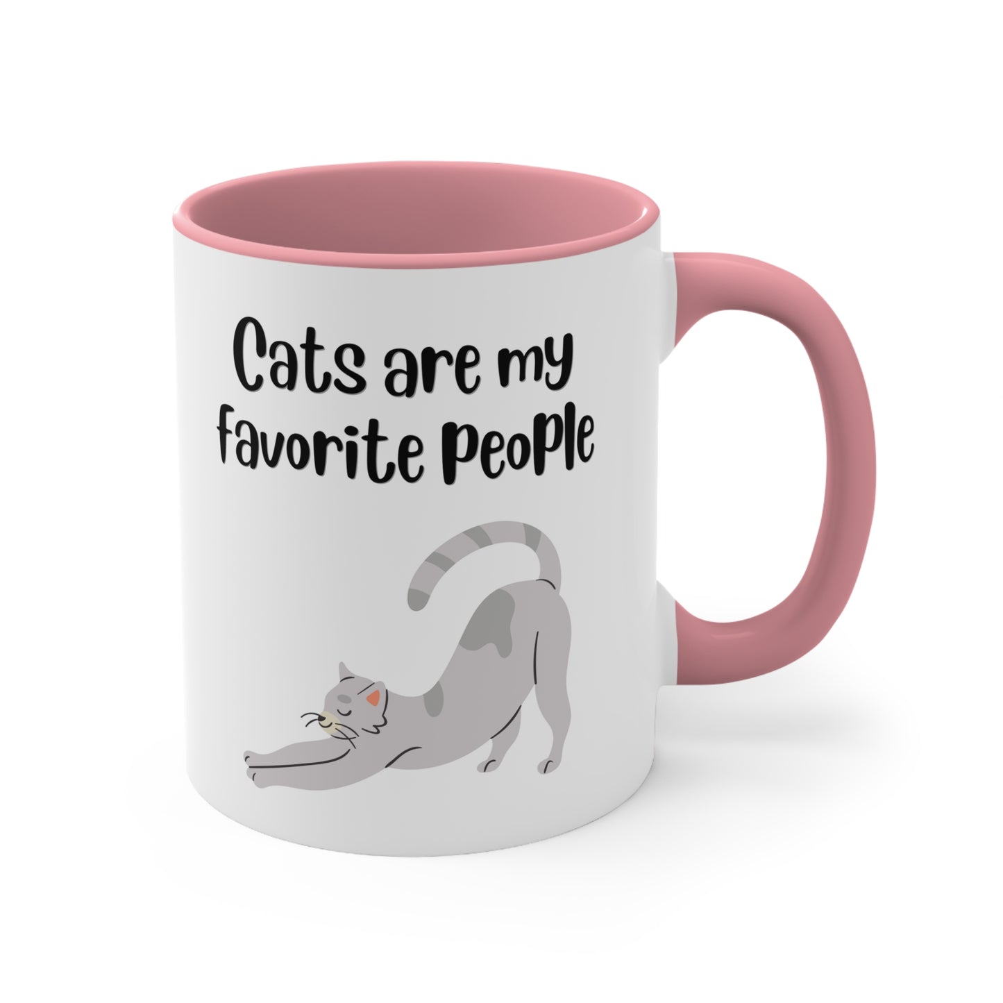 Cats Are My Favorite Mug, 11oz