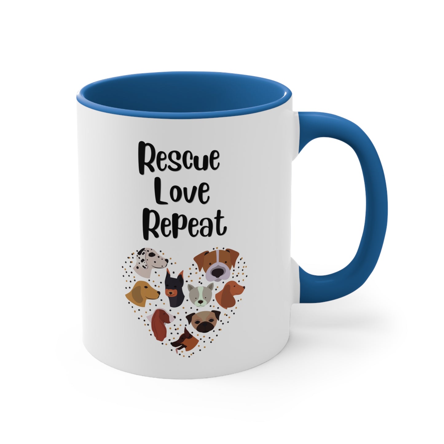 Loving Rescue Repeat Mug, 11oz