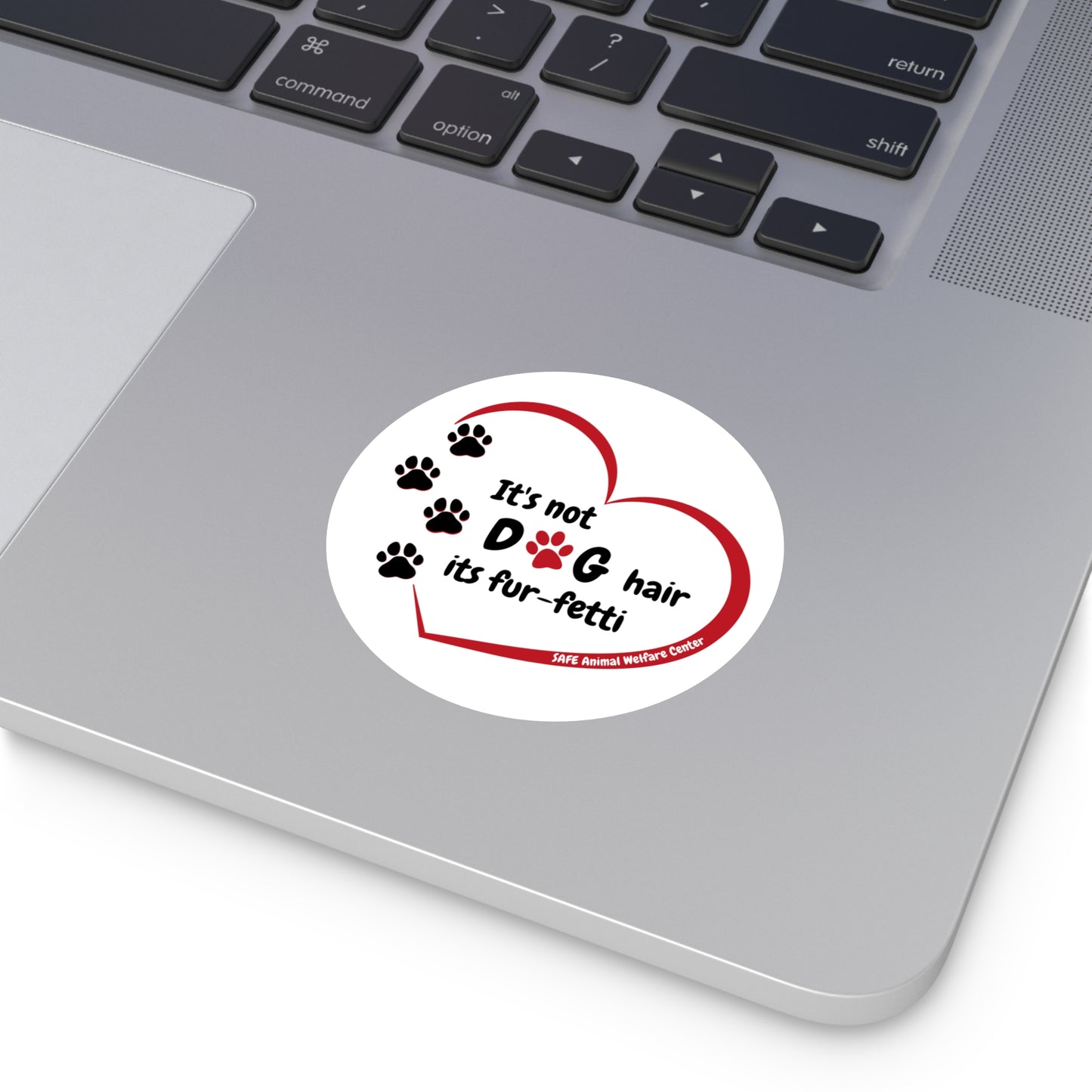 It's Not Dog Hair Round Stickers, Indoor\Outdoor