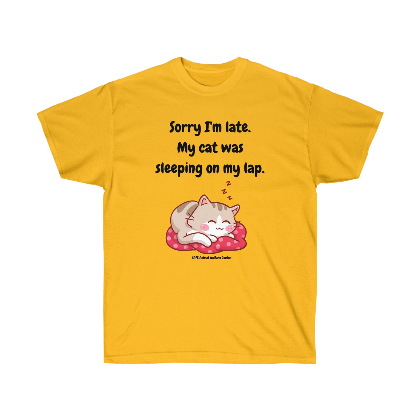 My Cat Made Me Late Unisex Ultra Cotton Tee