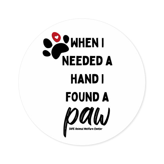 Do you need a paw?Round Stickers, Indoor\Outdoor
