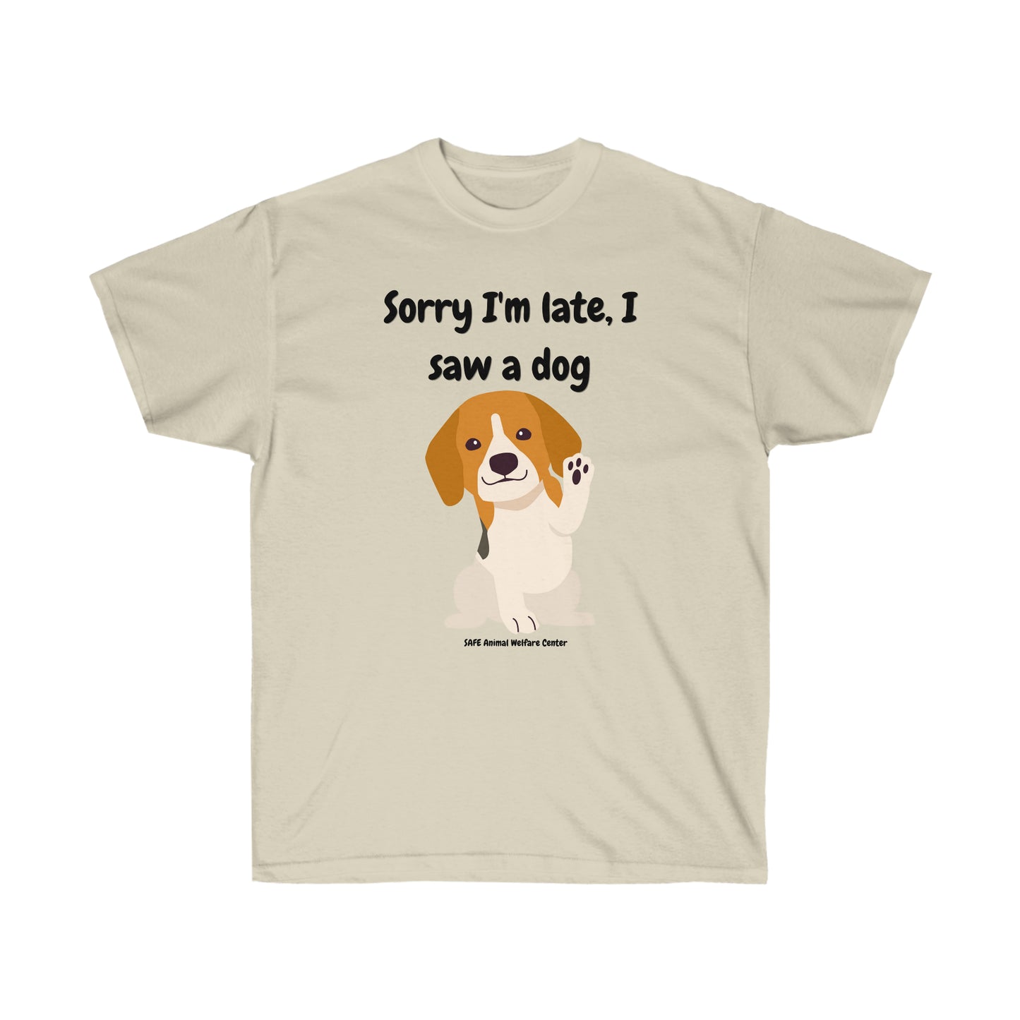 Sorry I'm late I saw a dog Unisex Ultra Cotton Tee