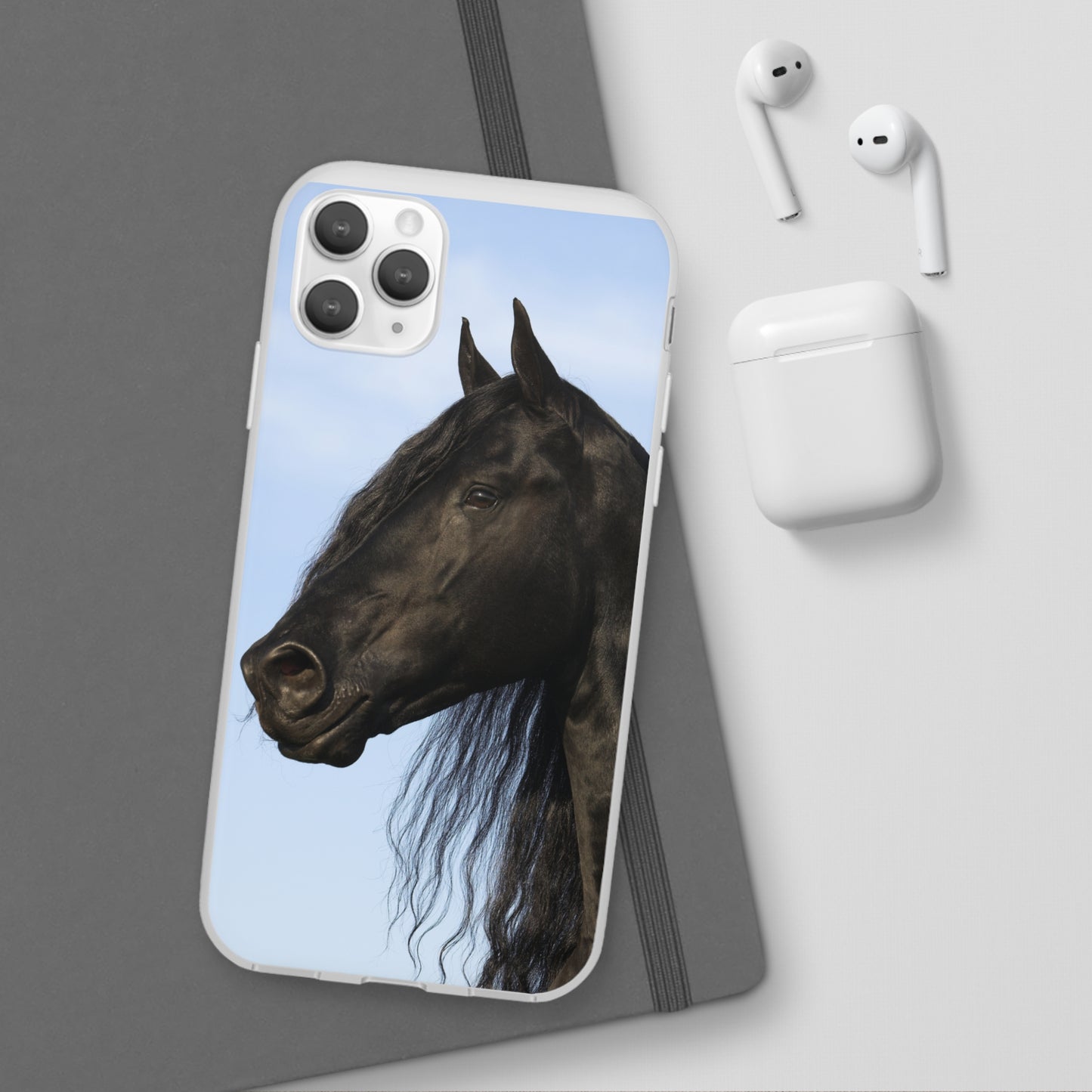 Black Horse Phone Case