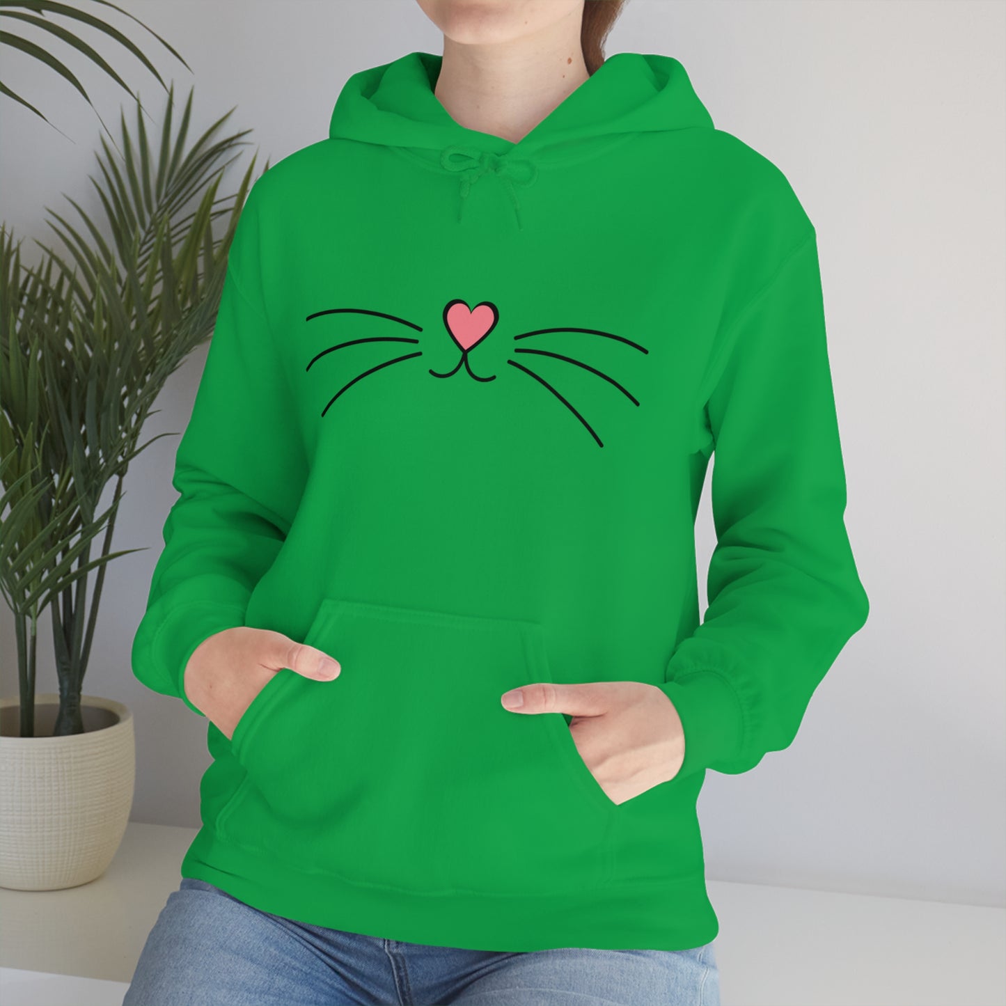 Kitty Cat Meow, Hooded Sweatshirt