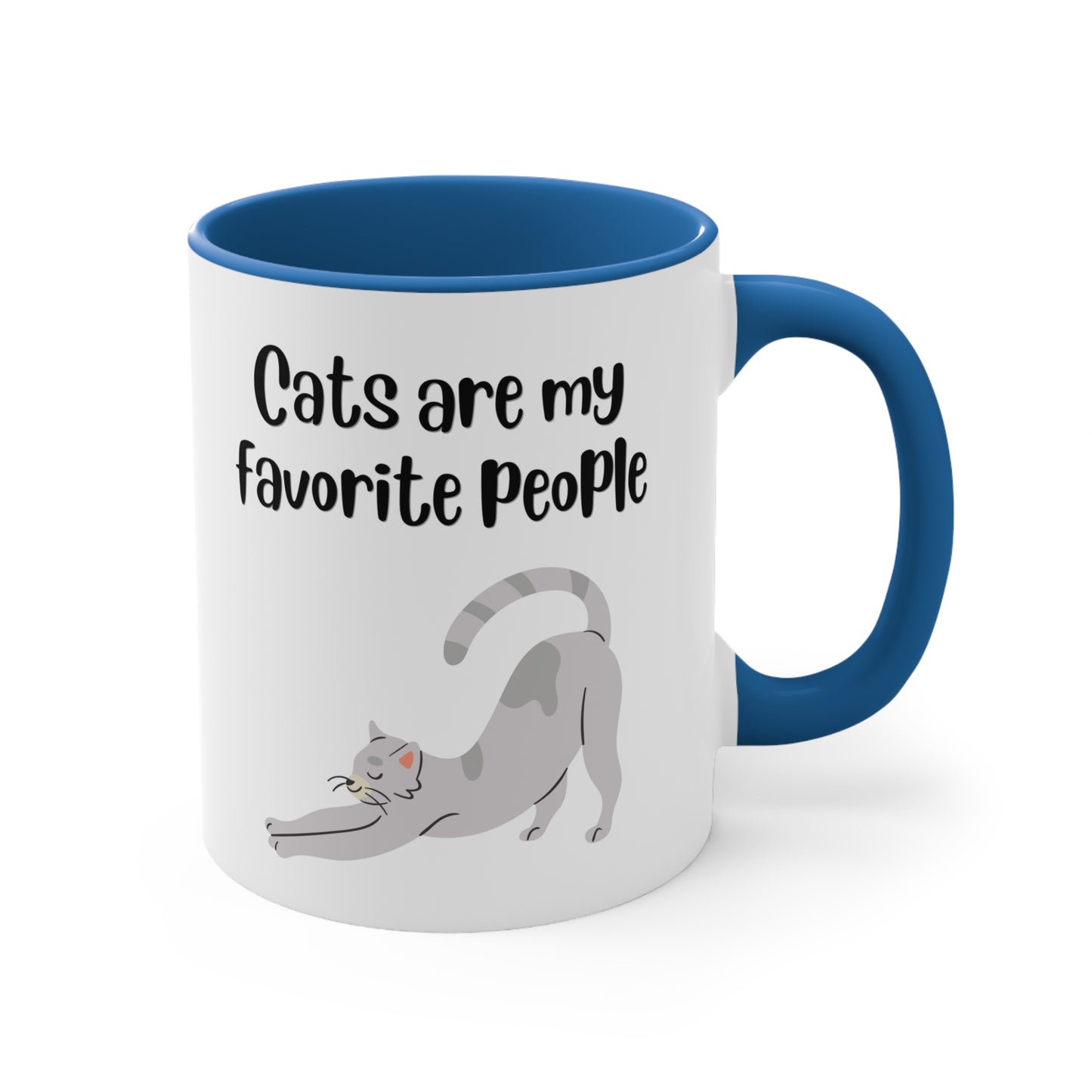 Cats Are My Favorite Mug, 11oz