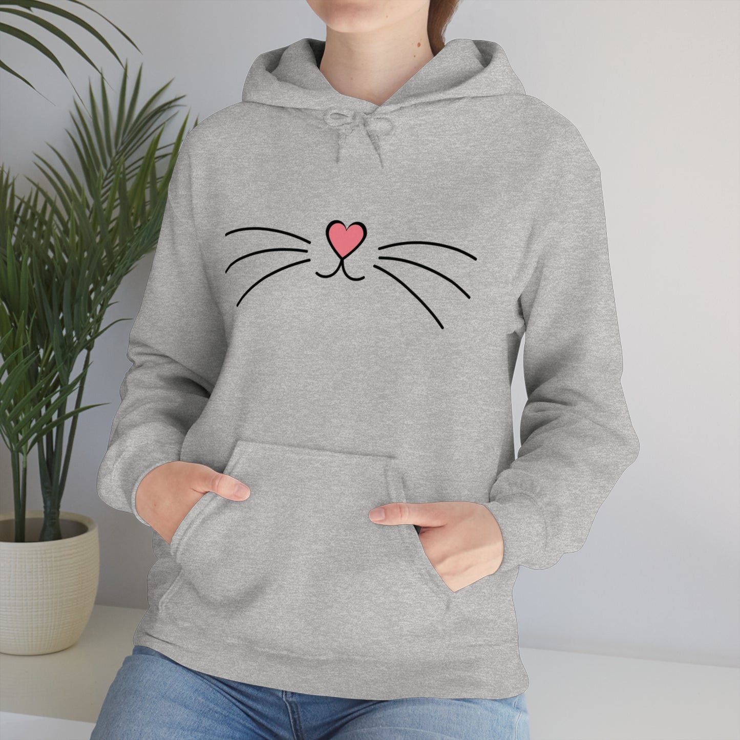 Kitty Cat Meow, Hooded Sweatshirt