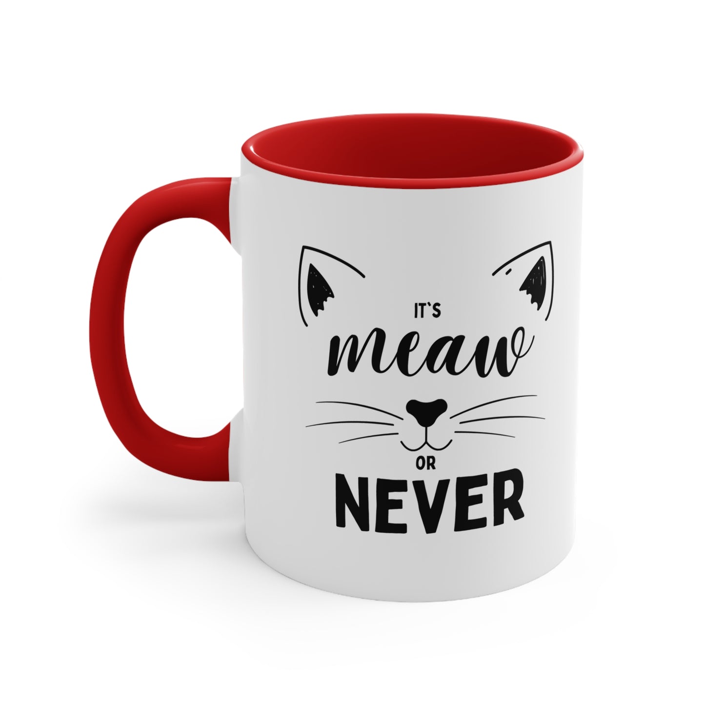 Meow or Never Mug, 11oz