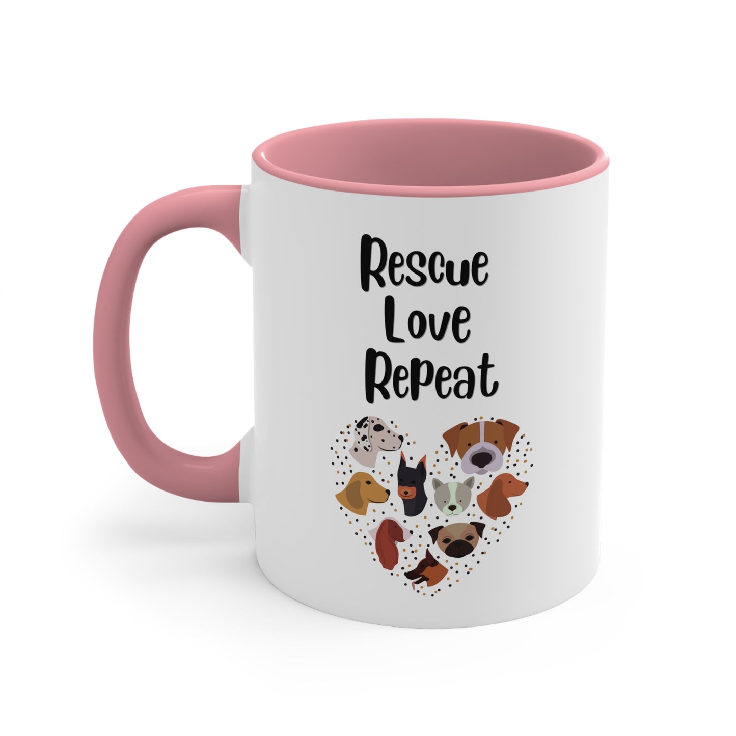 Loving Rescue Repeat Mug, 11oz