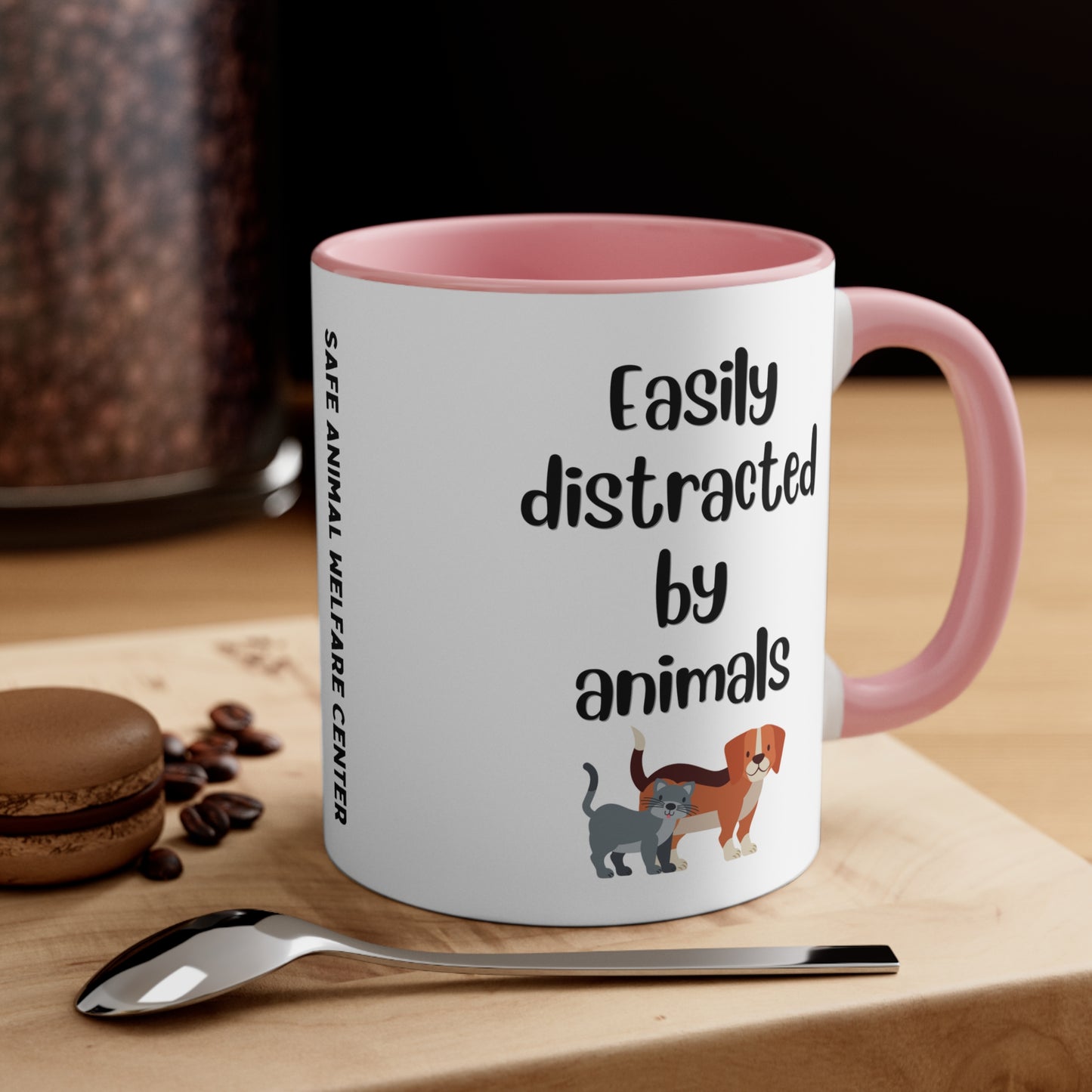 Easily Distracted by Animals Mug, 11oz