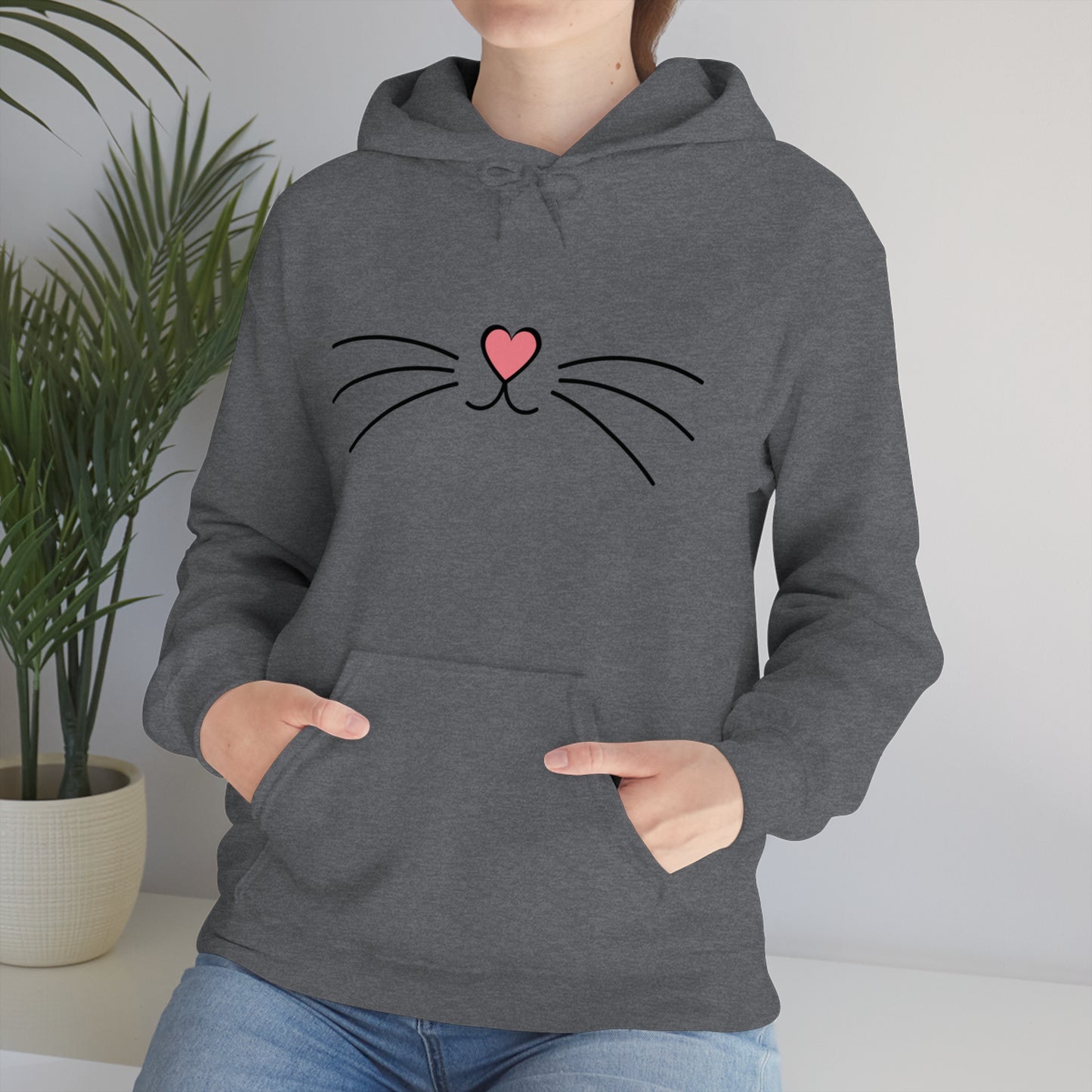 Kitty Cat Meow, Hooded Sweatshirt