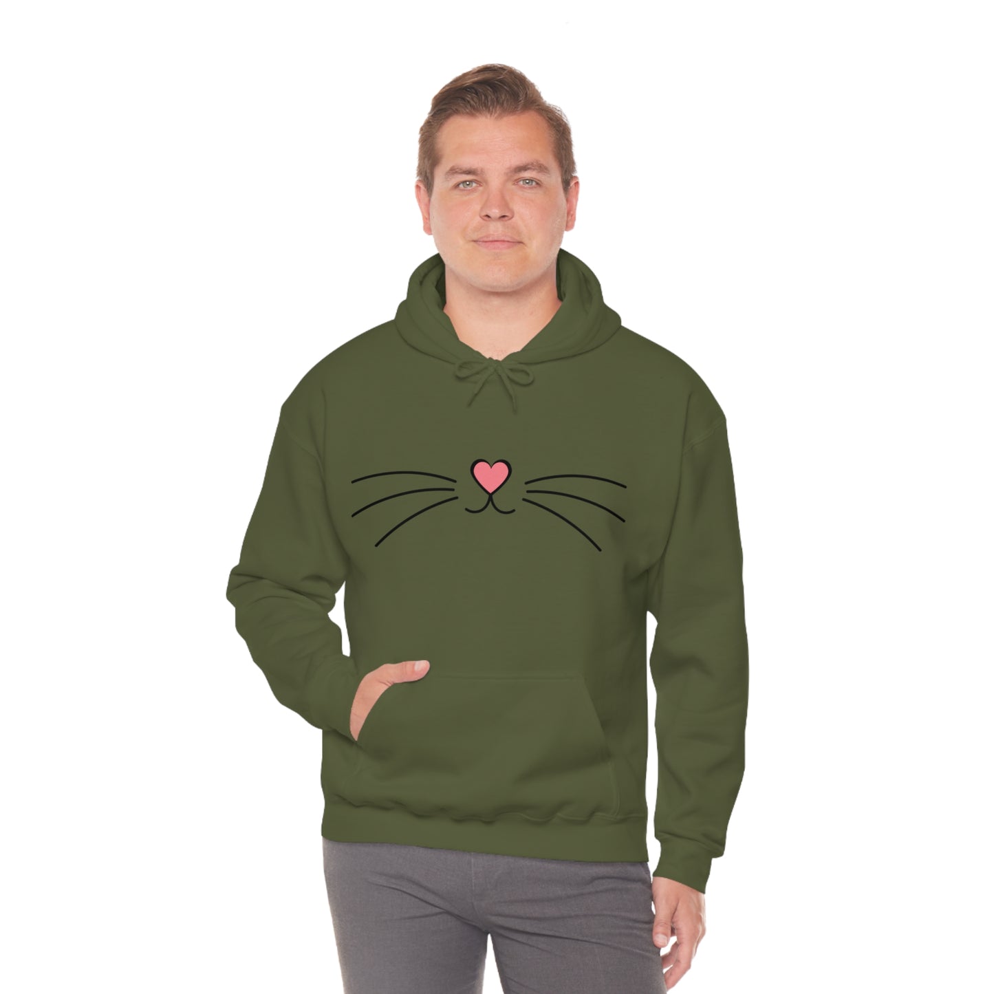 Kitty Cat Meow, Hooded Sweatshirt