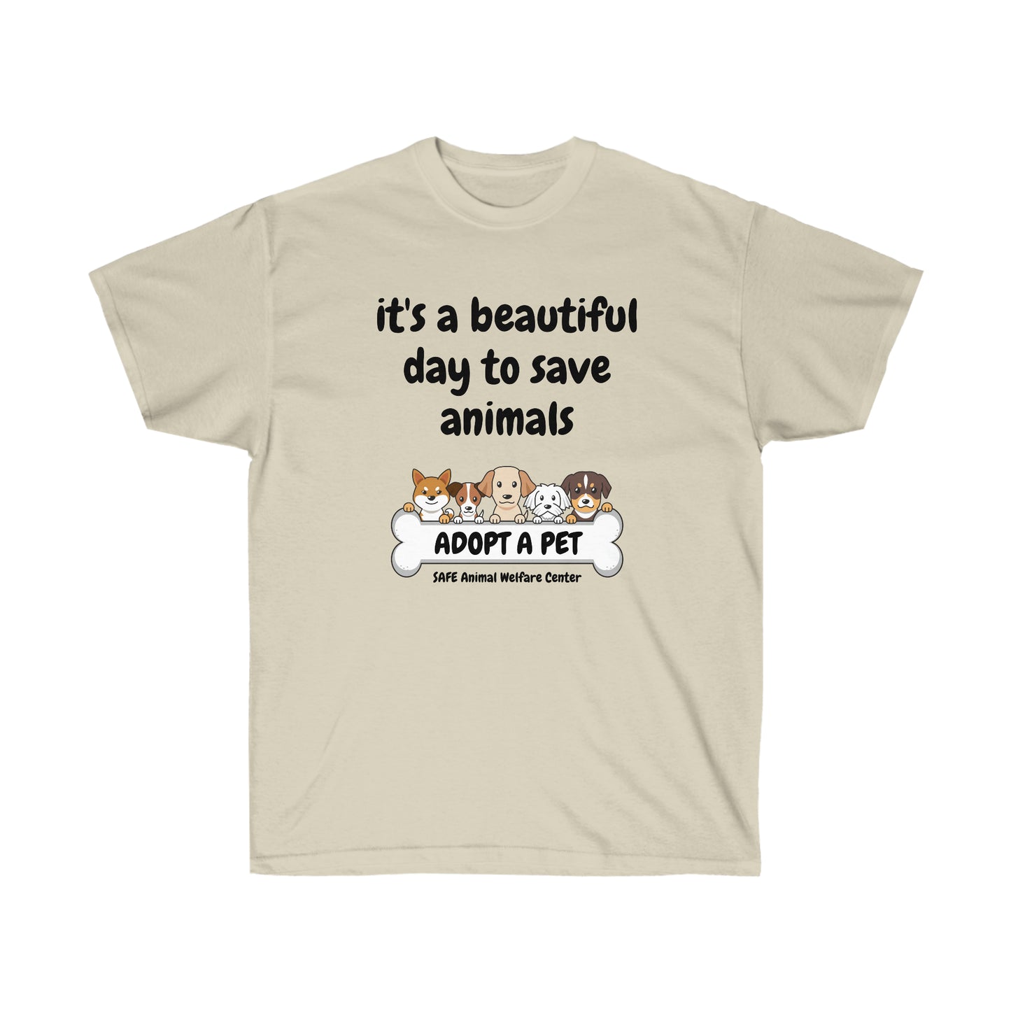 It's a beautiful day to save animals Unisex Ultra Cotton Tee