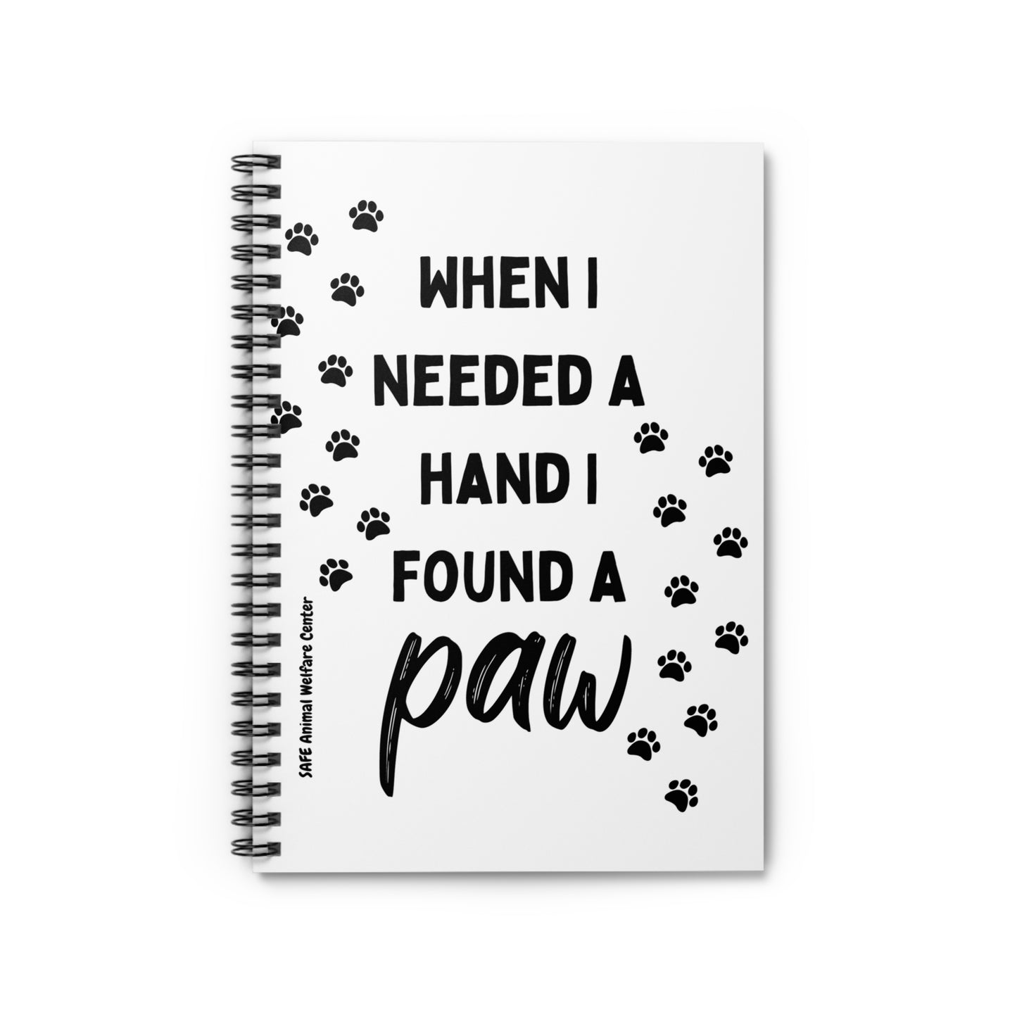 Do You Need A Paw, Spiral Notebook