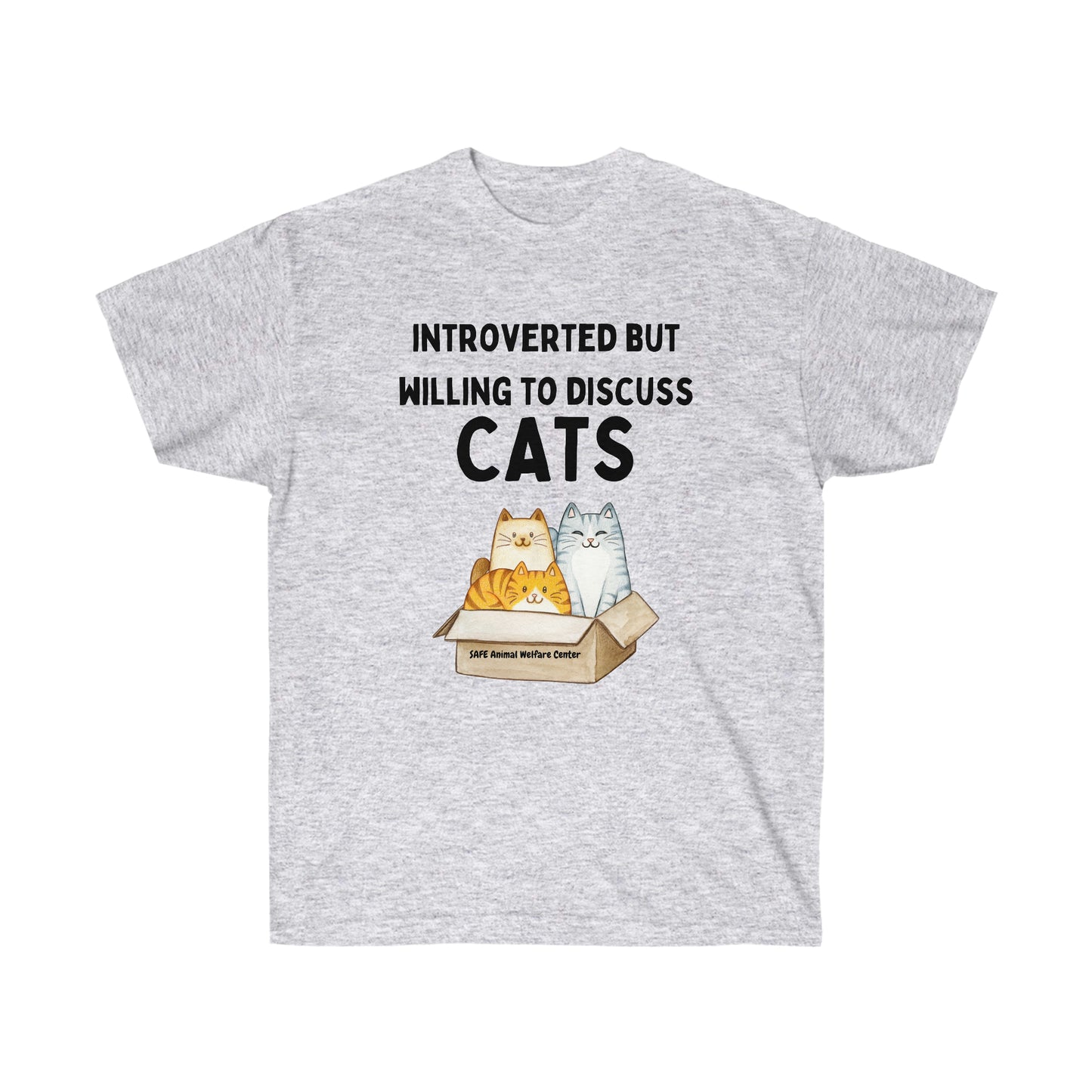Introverted cat Unisex Ultra Cotton Tee