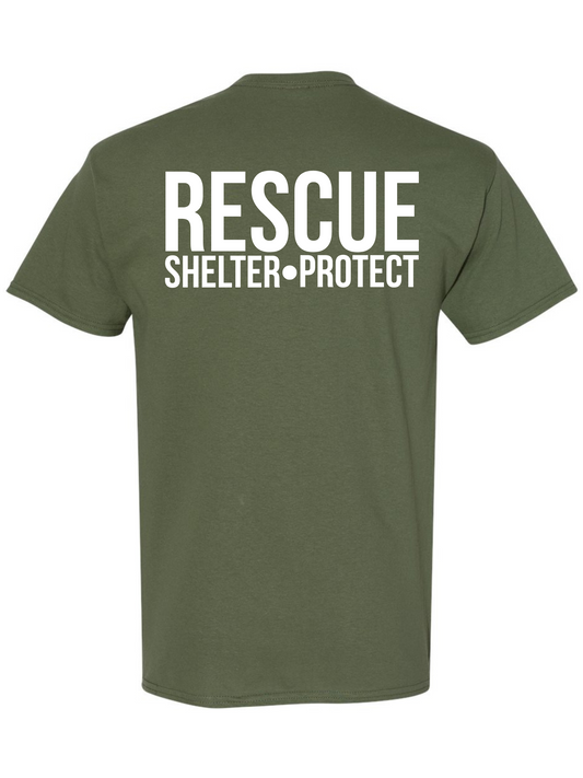 Rescue. Shelter. Protect. | Unisex Tee