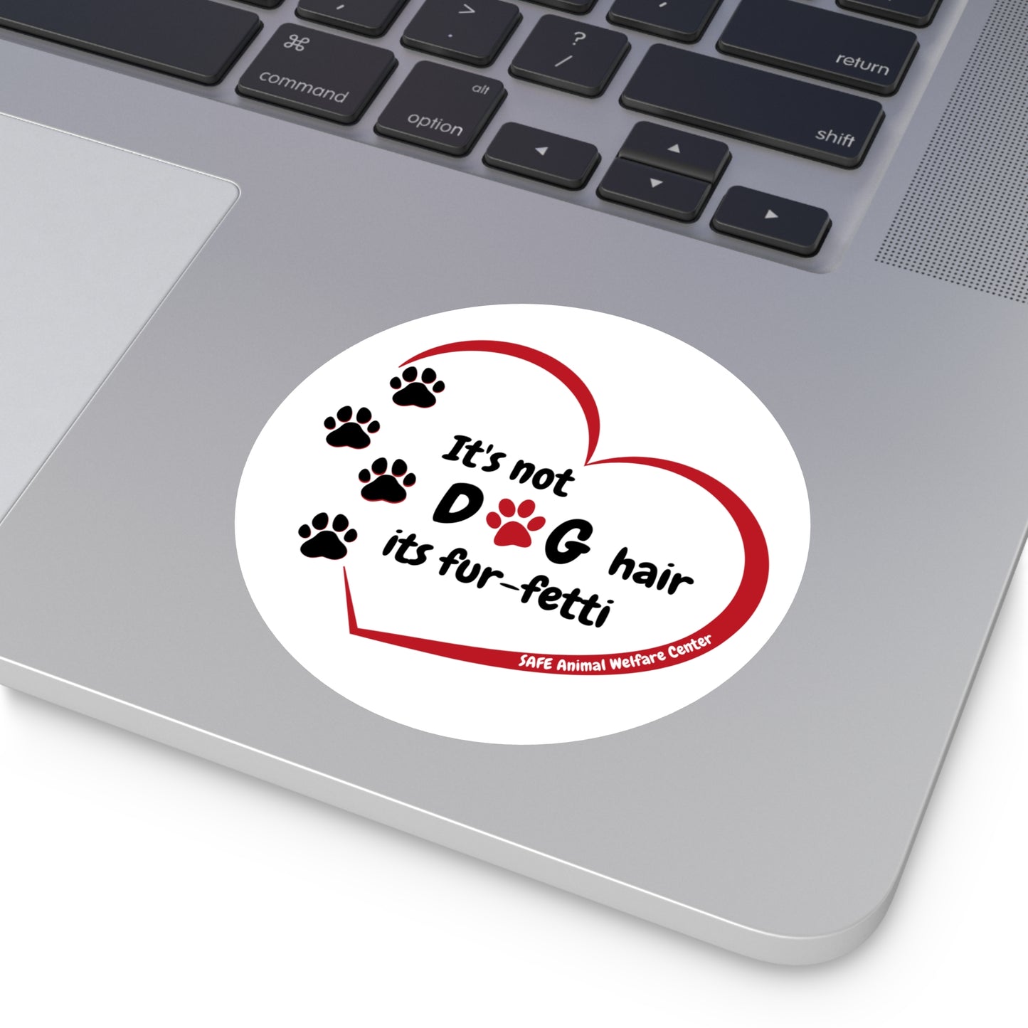 It's Not Dog Hair Round Stickers, Indoor\Outdoor