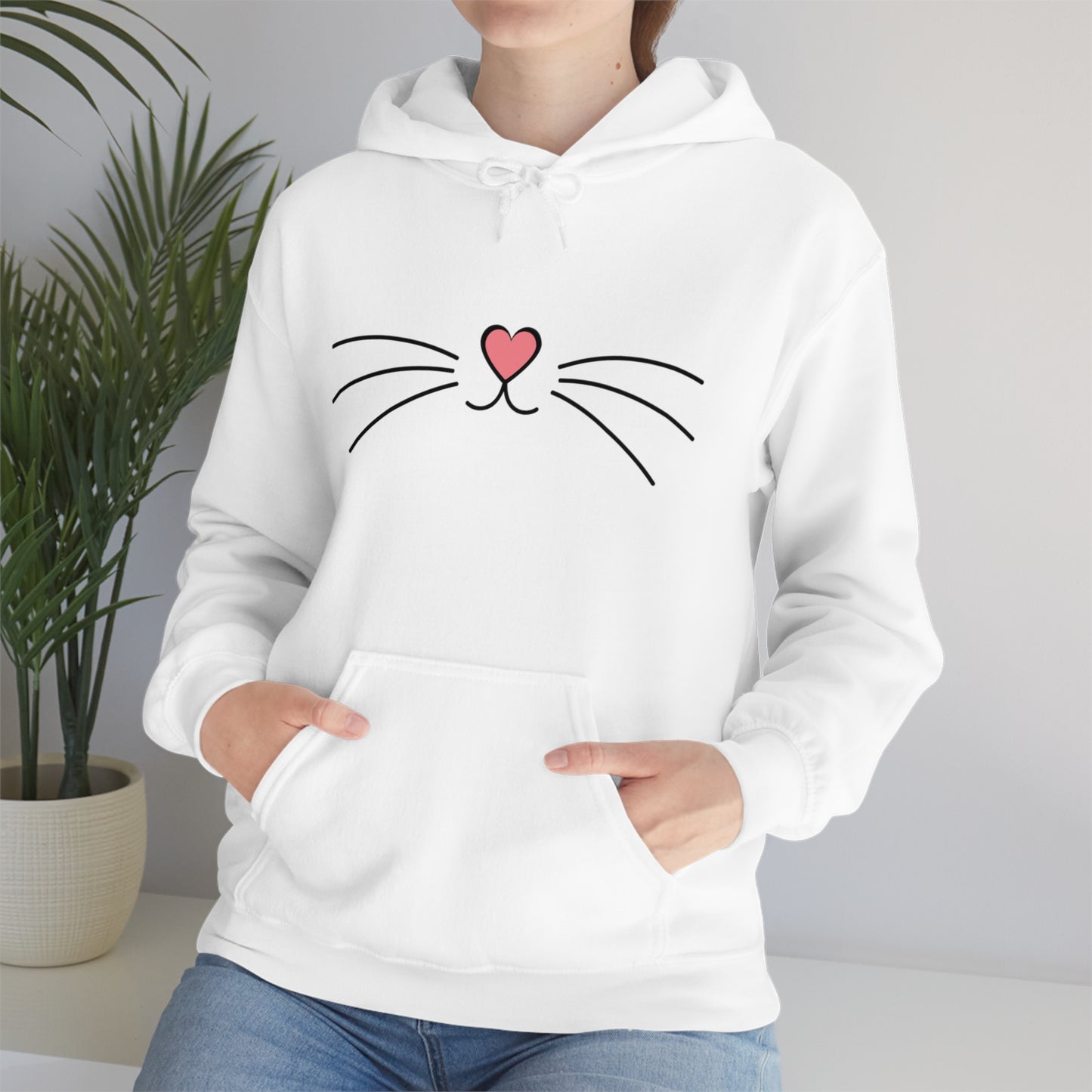 Kitty Cat Meow, Hooded Sweatshirt