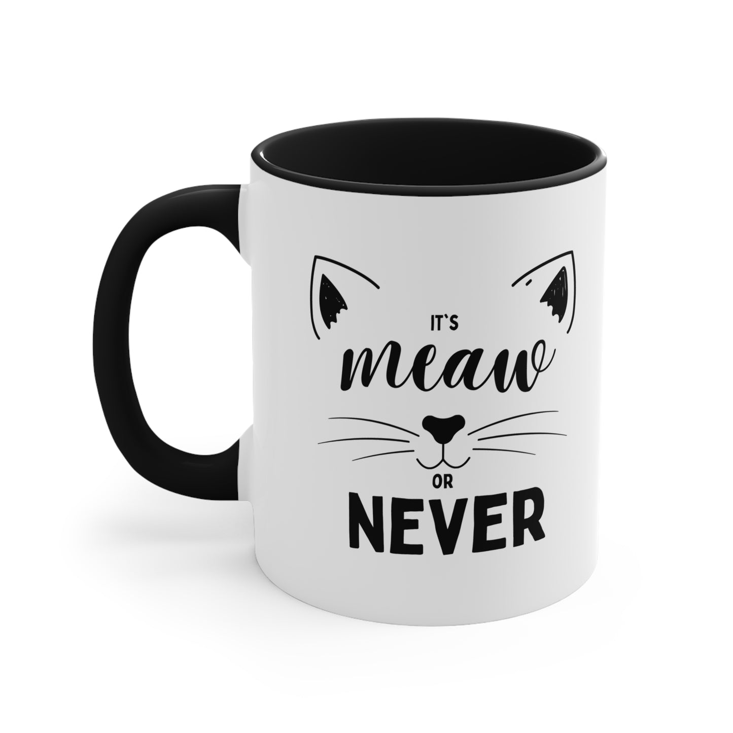 Meow or Never Mug, 11oz