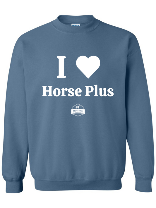 I *Heart* Horse Plus | Crew Neck Sweatshirt