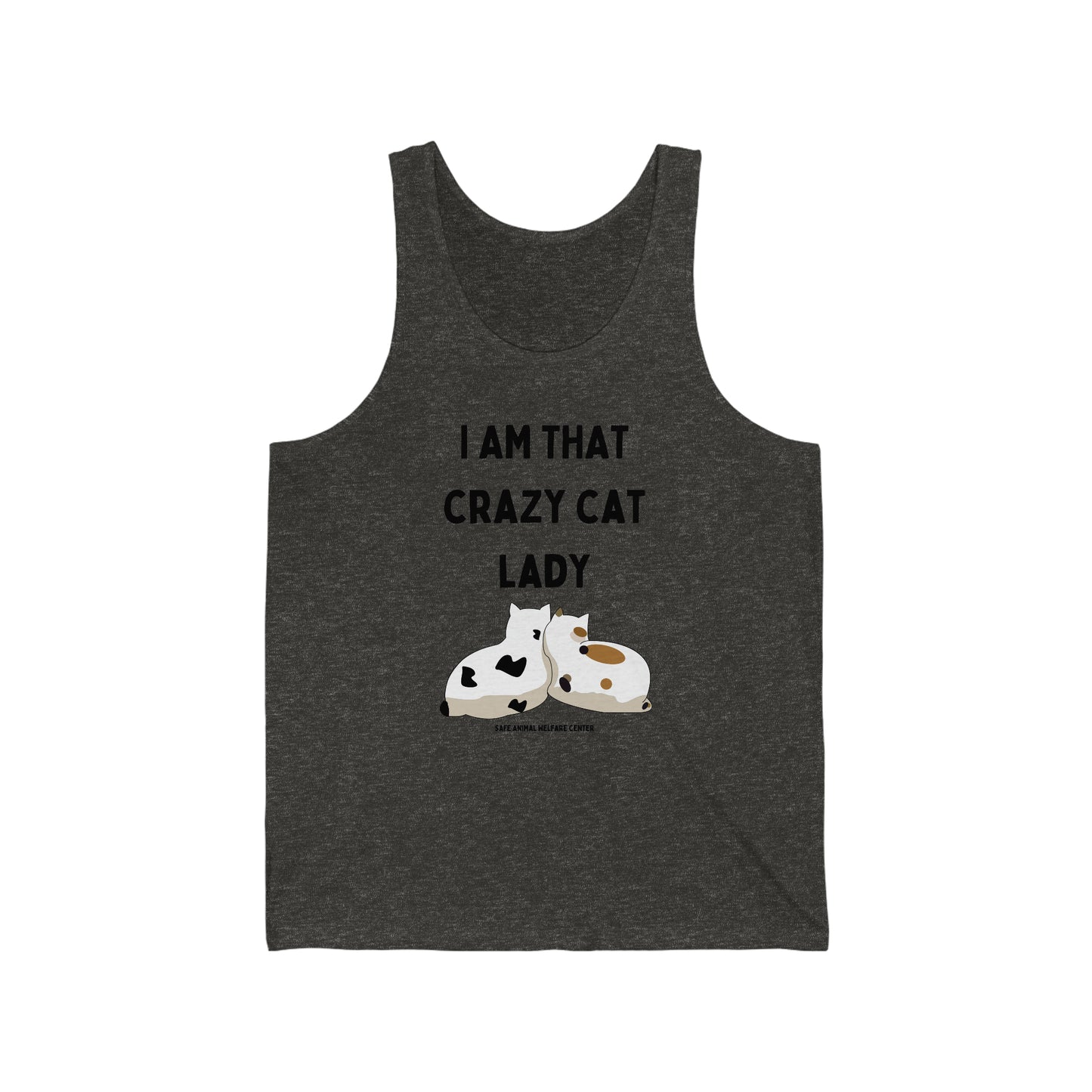 Are you a Crazy Cat Lady? Unisex Jersey Tank