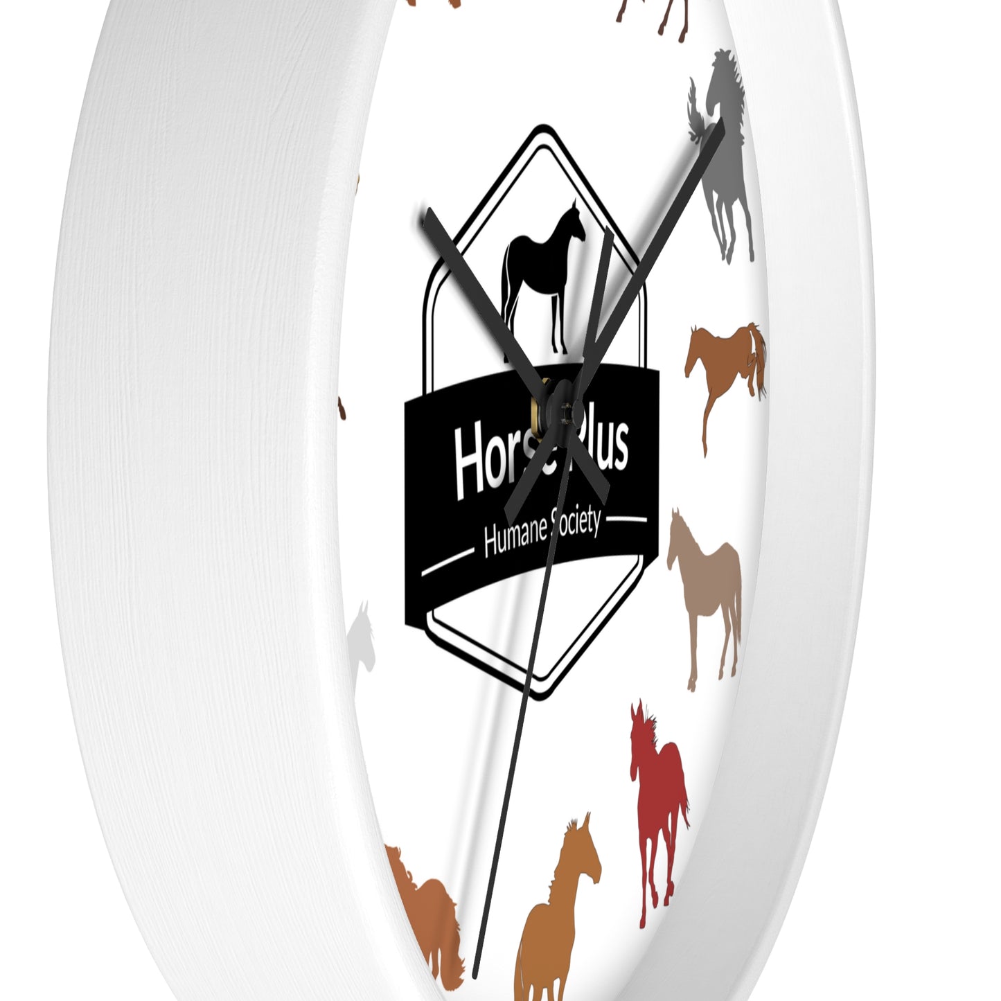 Colorful Horses Wall Clock