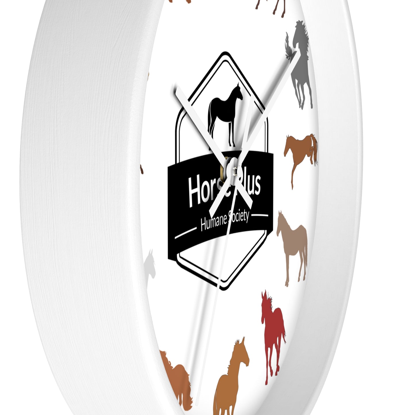 Colorful Horses Wall Clock