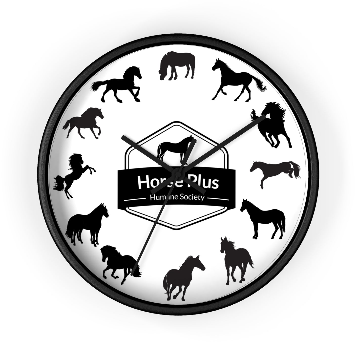 Colorful Horses Wall Clock