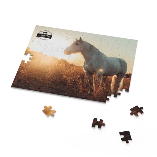 Beautiful Horse in the Sunrise Puzzle