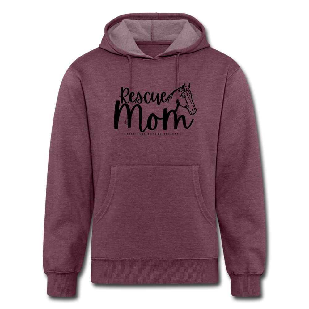 Unisex Organic Hoodie - heather burgundy