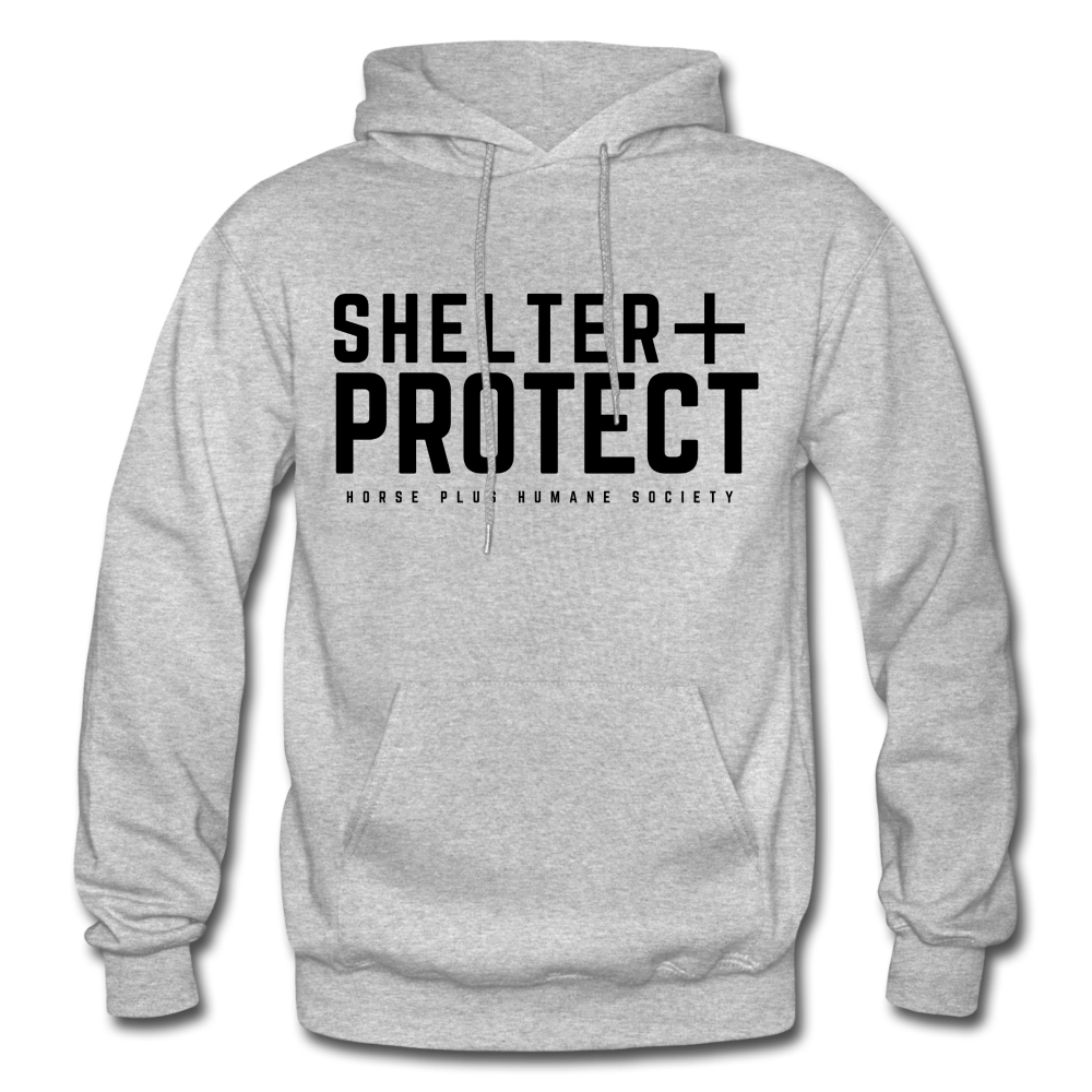 SHELTER + PROTECT Hoodie - heather gray