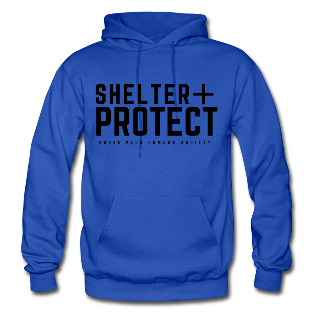 SHELTER + PROTECT Hoodie - royal blue