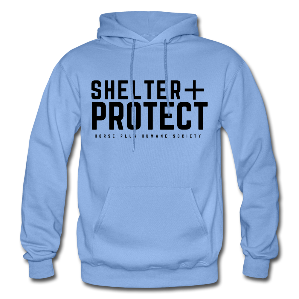 SHELTER + PROTECT Hoodie - carolina blue
