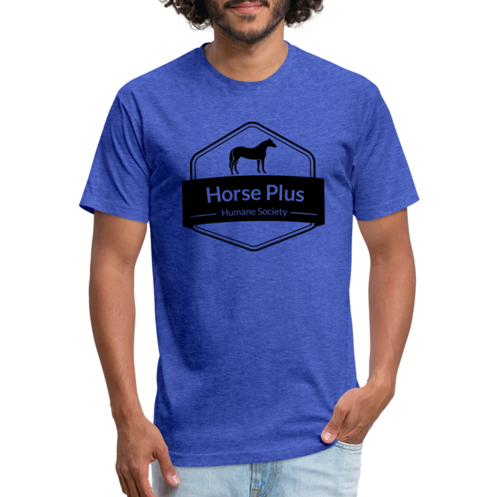 HPHS Unisex Fitted Logo T-shirt - heather royal