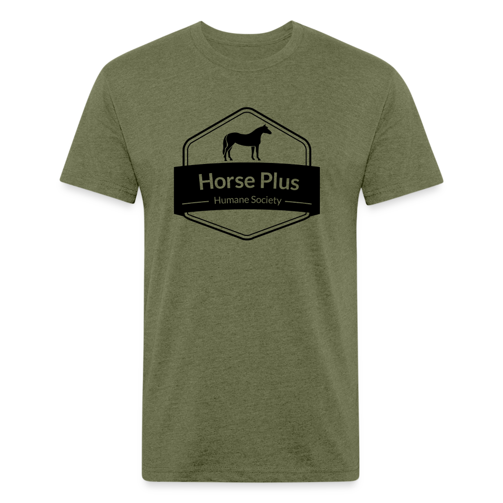 HPHS Unisex Fitted Logo T-shirt - heather military green